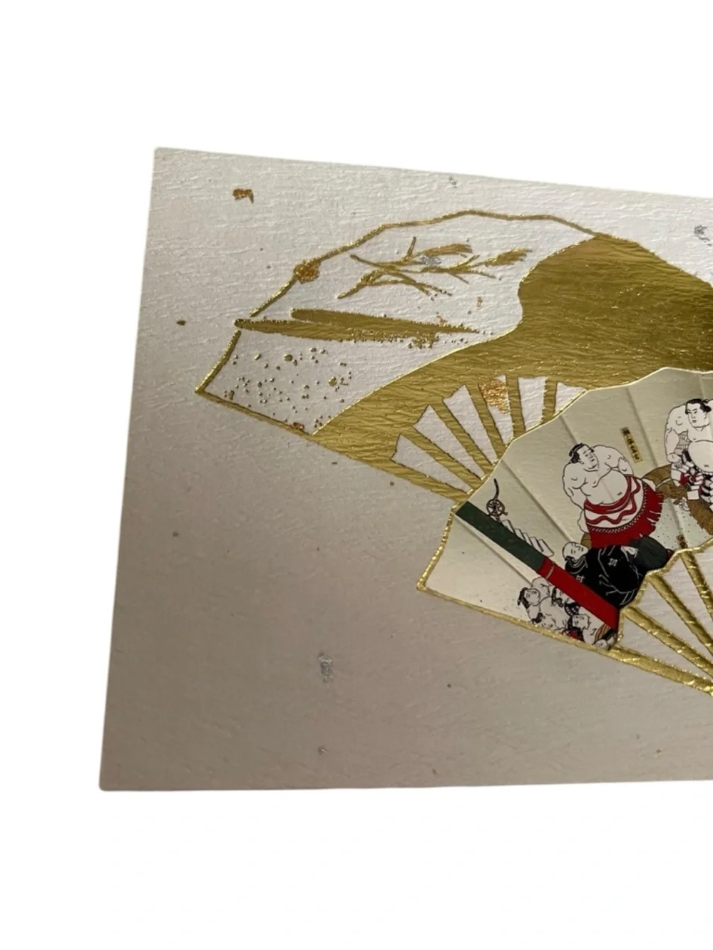 Fukui Asahido Blank Greeting Card Print Kyoto Japan Sumo Wrestler Fan Print